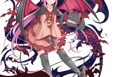 Cute Demon Anime Girl Wallpapers Wallpaper Cave