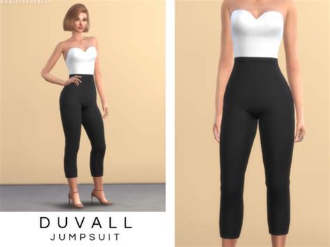 Duvall Jumpsuit By Christopher067 At Tsr Sims 4 Updates