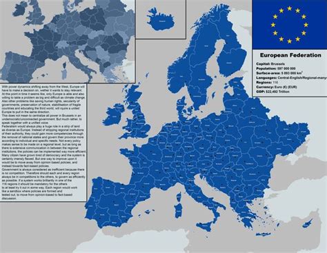 European Federation 2037 Imaginarymaps Imaginary Maps Alternate