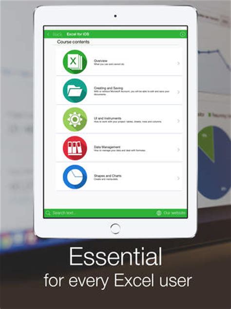 Access to onedrive for business: Tutorial for Excel for iPhone & iPad - Help Tips screenshot