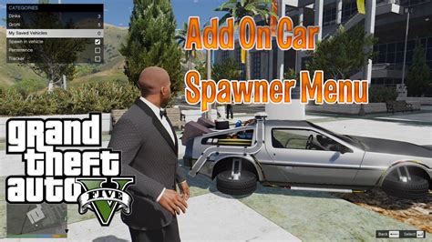 Add On Car Spawner Menu Mod Gta 5 Installation And Review Of Mod