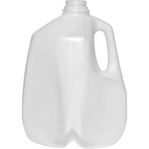 1 Gallon 128 Oz Natural Hdpe Plastic Dairy Milk Jug 38mm 38 400