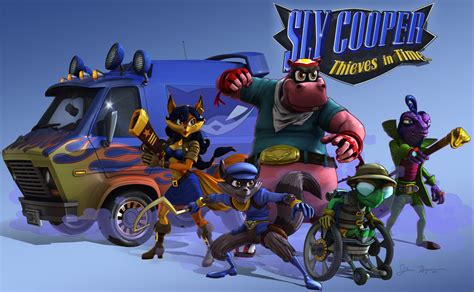 Image The Cooper Gang In Sly 4 Sly Cooper Wiki Fandom Powered