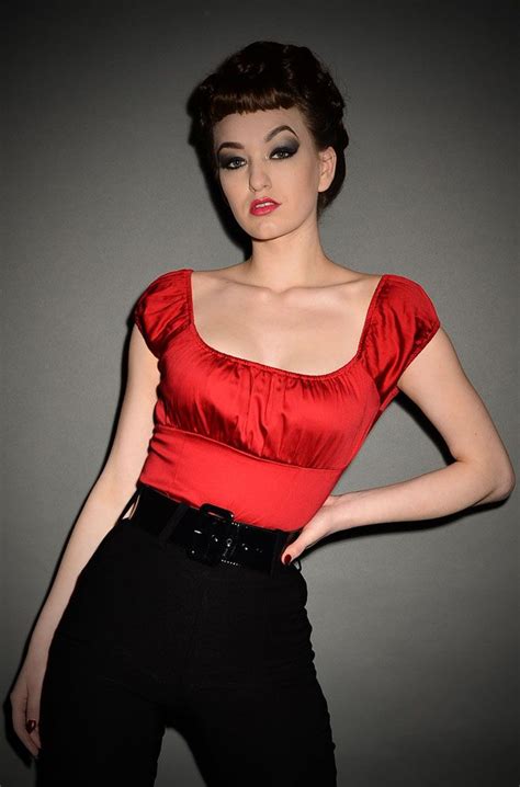 pinup red peasant top by pinup couture at pinup couture the pretty dress company peasant tops