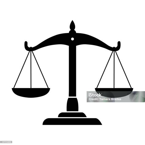 Balance Scale Of Justice Icon Stock Illustration Download Image Now