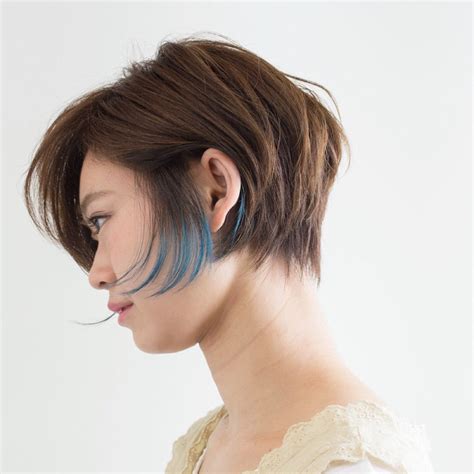 ショート・ボブだから可愛い♡"インナーカラー"でオシャ ...