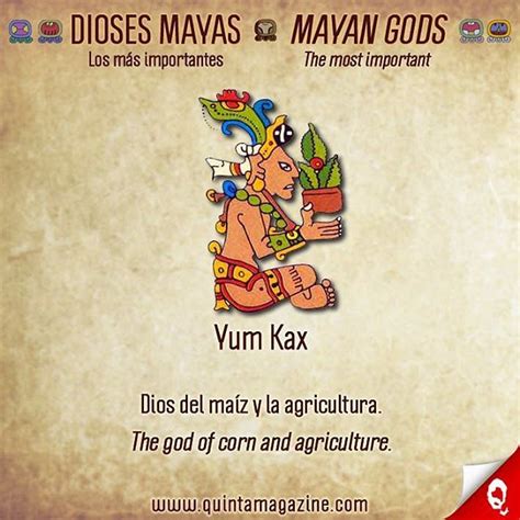 Yum Kax 🌽🌿🌶🥑🍋 Dioses Mayas Los Más Importantes 🔸 Mayan Gods