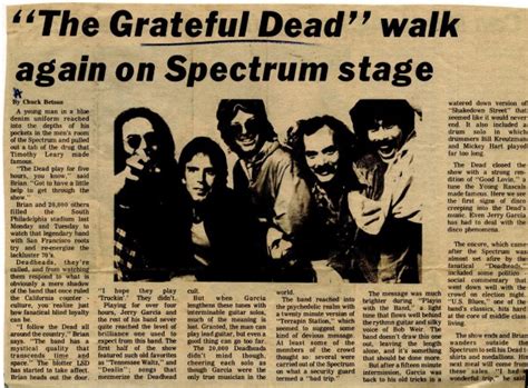Listen To Soundboard Tapes Of The Grateful Dead At The Spectrum August