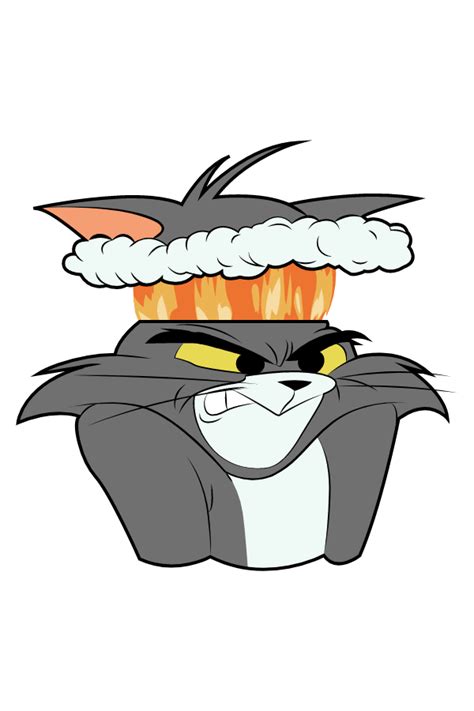 Tom And Jerry Angry Tom Sticker Angry Cartoon Tom And Jerry Tom And