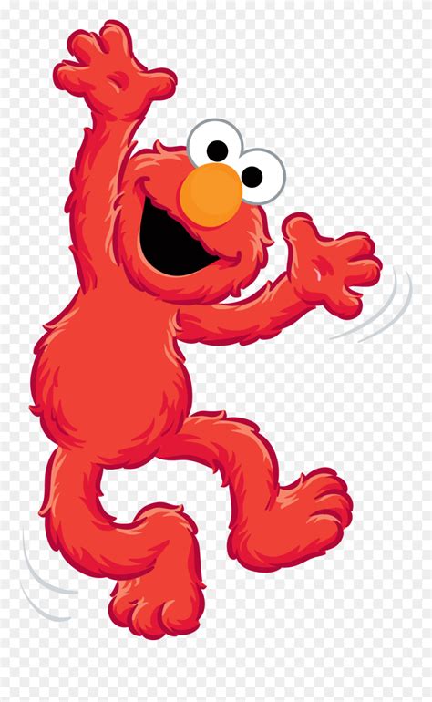 Download Elmo Png Red Color Cartoon Character Clipart 5405090