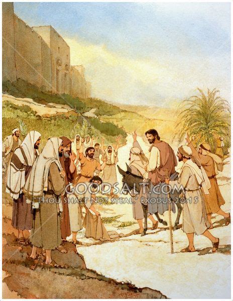 Jesus Triumphal Entry Into Jerusalem In 2021 Triumphal Entry Jesus