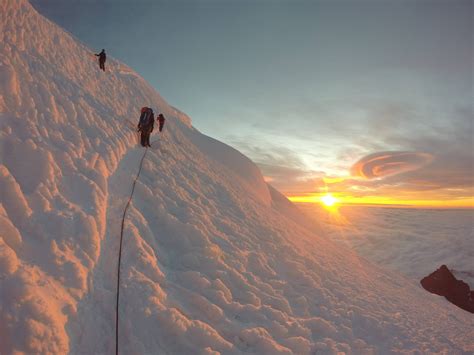 Was Lucky Enough To Summit Mt Rainier At Sunrise Last Weekend Heres