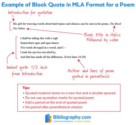 The modern language association is an organization that was created to develop guidelines on everything language and literature related. Tips on Citing a Poem in MLA Style | Bibliography.com
