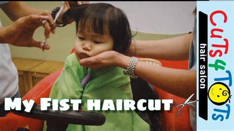 Paolas First Haircut Cuts4tots Sm Pampanga Youtube