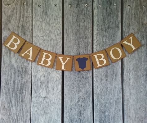 Its A Boy Banner Baby Shower Banner Baby Boy Banner Etsy