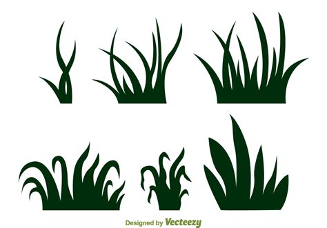 Grass Silhouette Vectors 97527 Vector Art At Vecteezy