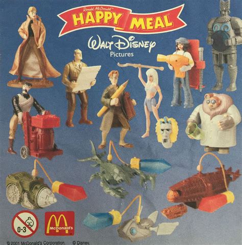Atlantis Lost Empire Figures New Sealed UK Mcdonalds Toy EBay Happy Meal Mcdonalds