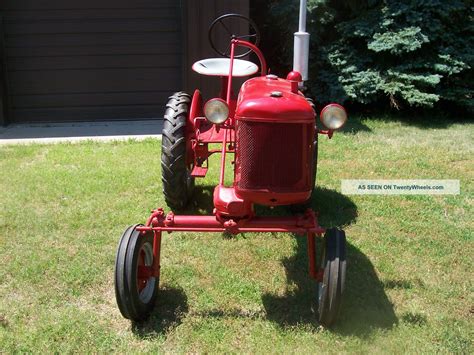 International Mccormick Farmall Cub Tractor With Implements Hot