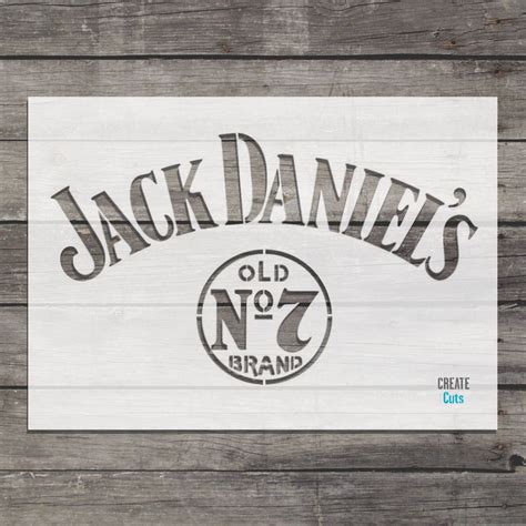 Jack Daniels Stencil Schablonen Vorlagen Jack Daniels Schablonen