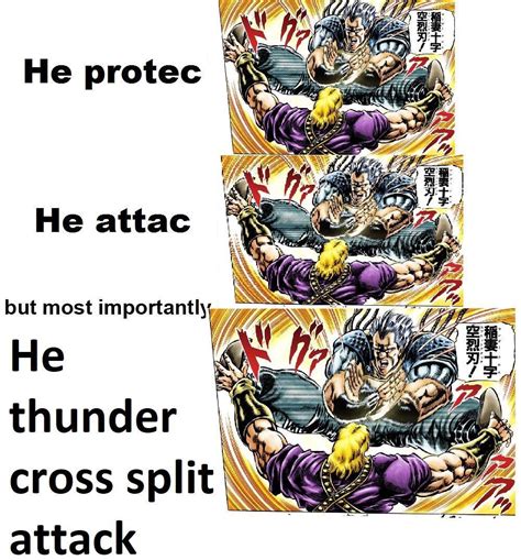Thunder Cross Split Attack Meme Love Meme