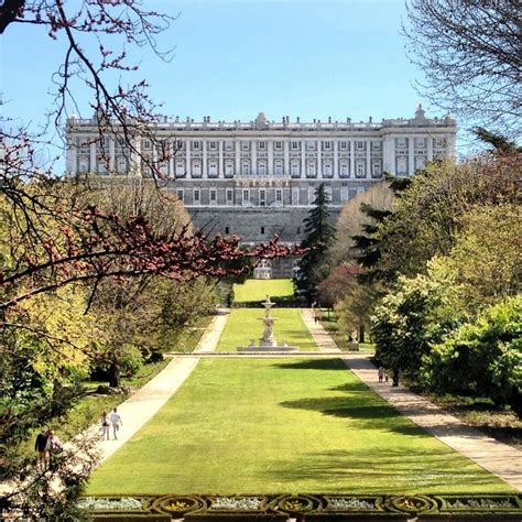 Beautiful Gardens Of The Royal Palace In Madrid That You