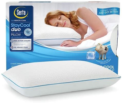 Serta® Staycool Gel Memory Foam Pillow Memory Foam Pillow Gel Memory