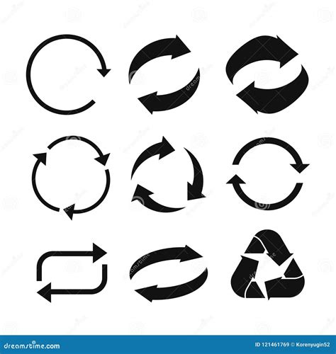 Circle Arrow Icon Refresh And Reload Arrow Icon Rotation Vector