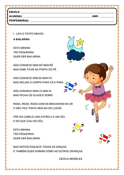 Poemas De Cecília Meireles Infantil