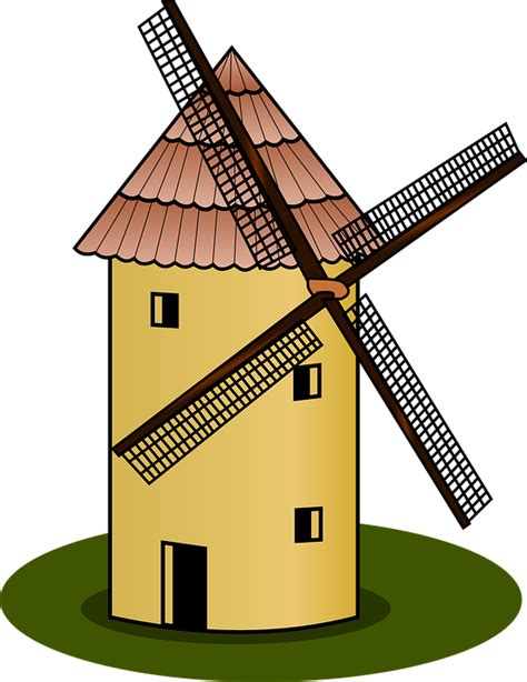Windmill Mill Wind Power Free Vector Graphic On Pixabay