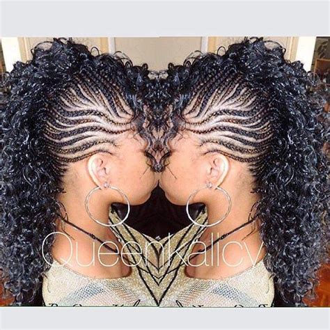 The middle braid is adorned with gold beads for a sublime final touch. Pin on Natural Hair Style Braids