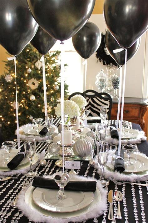 50th Birthday Table Setting Holiday Centerpieces Pinterest