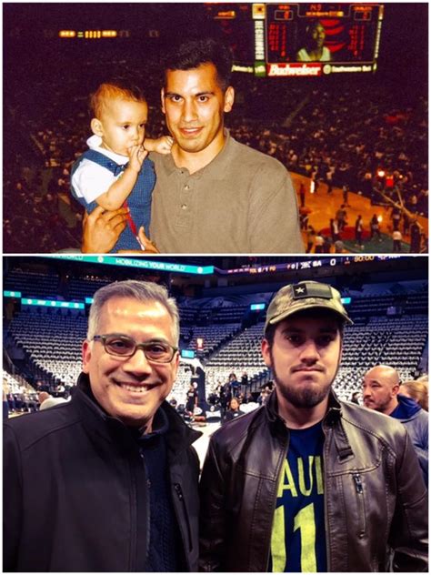 Fans Facebook Photos Shows Father Son At Tim Duncans First Game Decades Later At Retirement Game