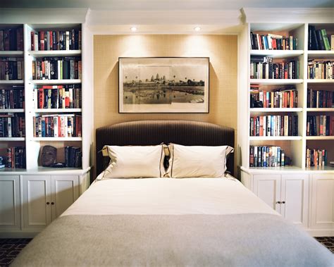 Those of you who doesn't have enough space for all your books but have just a bed in a bedroom, idea of making uroko house, showed below, might be useful. Bookcase Bed Photos, Design, Ideas, Remodel, and Decor - Lonny