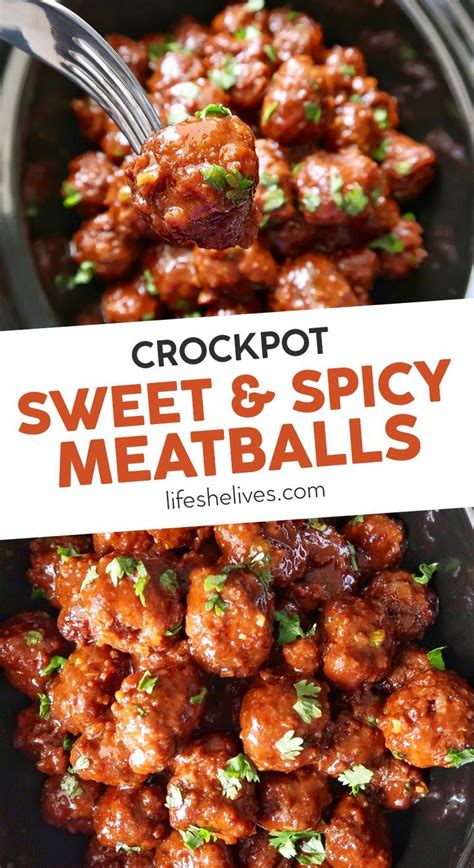 We did not find results for: Crockpot Sweet and Spicy Meatballs - Life She Lives ...