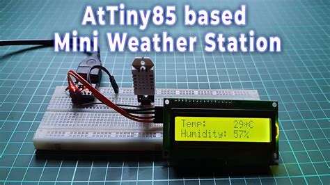 Attiny Based Mini Weather Station Using Dht Sensor Oled Display My Xxx Hot Girl