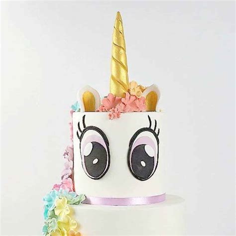 How To Draw A Unicorn Cake Unicorn Cakes Unicorn Birthday Cake