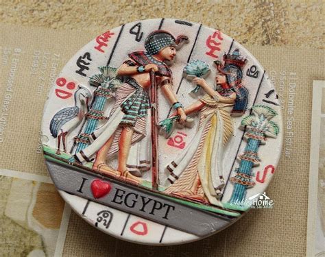 Egyptian Murals In Cairo Egypt Tourist Travel Souvenir 3d Resin
