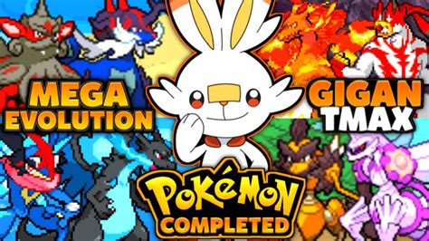 New Update Completed Pokemon Gba Rom Hack 2022 With Mega Evolution