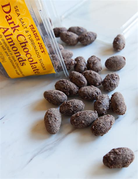 Trader Joes Dark Chocolate Almonds With Sea Salt And Turbinado Sugar