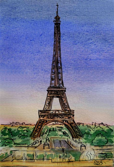 The eiffel tower is a wrought iron tower that stands 1,063 ft (324 m) tall. Paris: Paris France Eiffel Tower