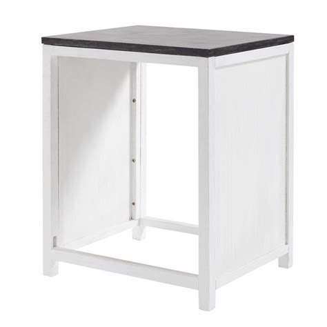 Mais si elle ouvre vers l'intérieur, le robinet. Meuble de cuisine en pin recyclé pour lave-vaisselle L 64 ...