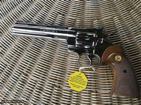 Colt Python 357 Magnum 6 Bright Nickel Mfg 1967 New Unfired