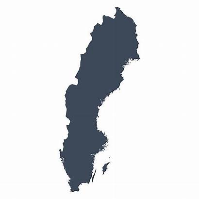 Sweden Clip Vector Map Illustrations Country Sweeden