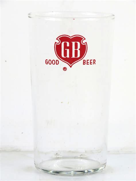 1938 Griesedieck Bros. Beer 4¾ Inch Tall Straight Sided ACL Drinking