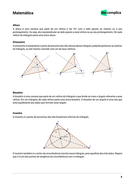 Solution Triângulos Cevianas E Pontos Notáveis Studypool