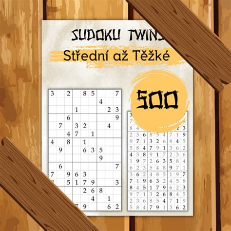 Sudoku Twins Střední Až Těžké Pdf K Tisku Od Naicsasriddles Fler Cz