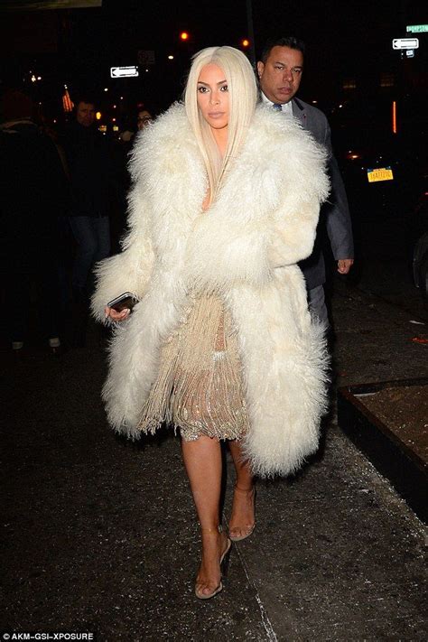 Kourtney Kardashian Dons Winter Coat And Shades In Ny Girls Fur Coat