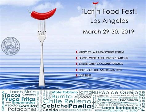 Latin Food Festival La March 29 30 Coast To Coast Newspaper