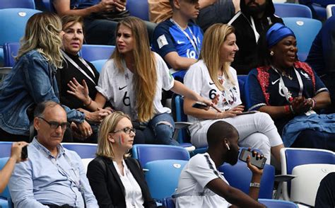 Paul Pogba Girlfriend Maria Salaues Leads Wags Cheering On France In
