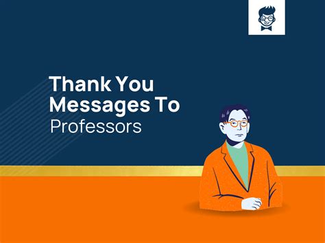 270 Best Thank You Messages To Professors Thebrandboycom